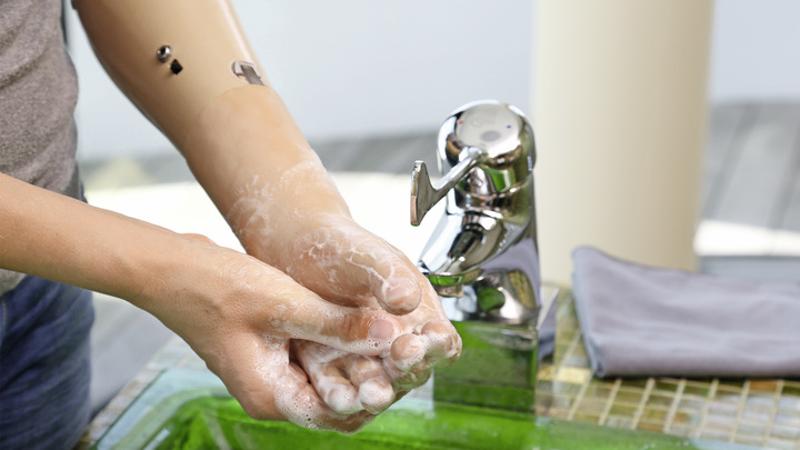 MySkin Myo hand washing