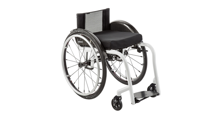 Biały aktywny wózek inwalidzki Zenit CLT Ottobock