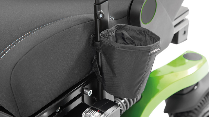 Close-up, side of the Juvo with LED lighting.