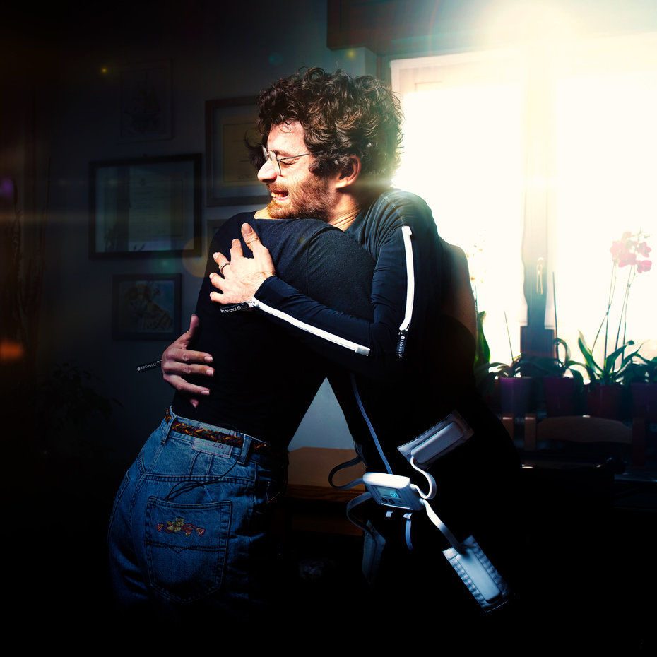 Opens video: "Exopulse Mollii Suit: Michele's story"